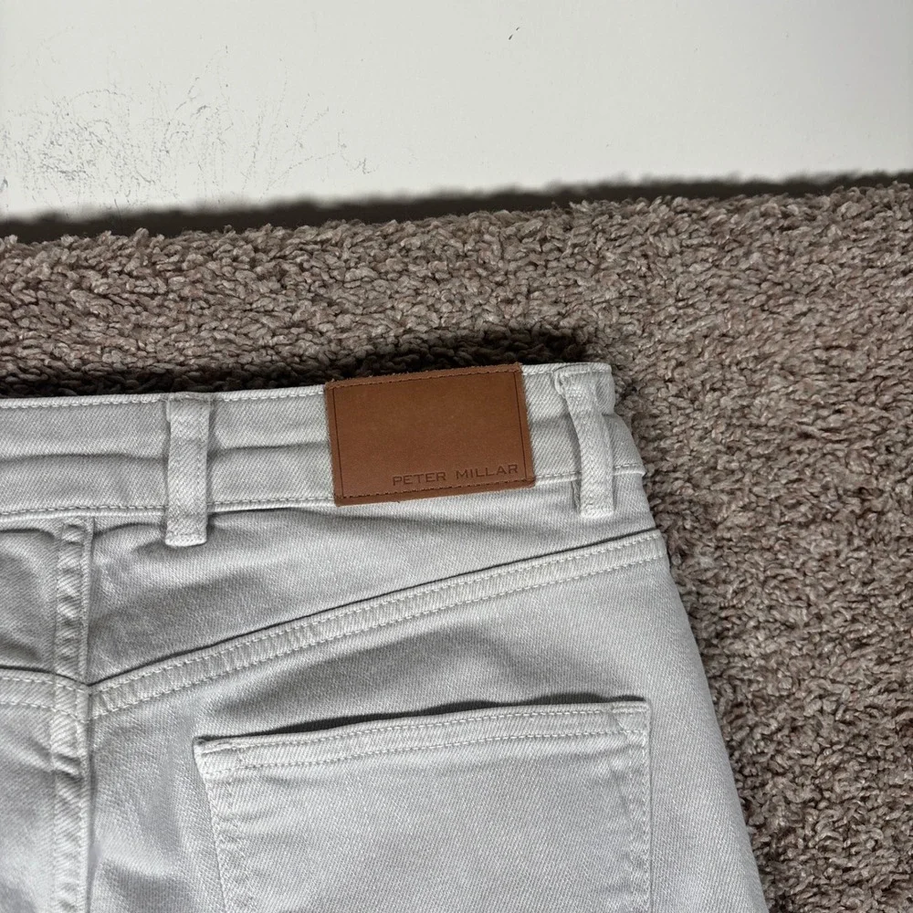 Peter Millar Crown Crafted Fairfield Tailored‎ Fit Grey Stretch Pants 30/32